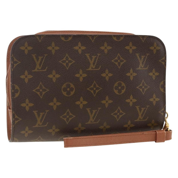 LOUIS VUITTON Monogram Orsay Clutch Bag M51790 LV Auth AMZ348