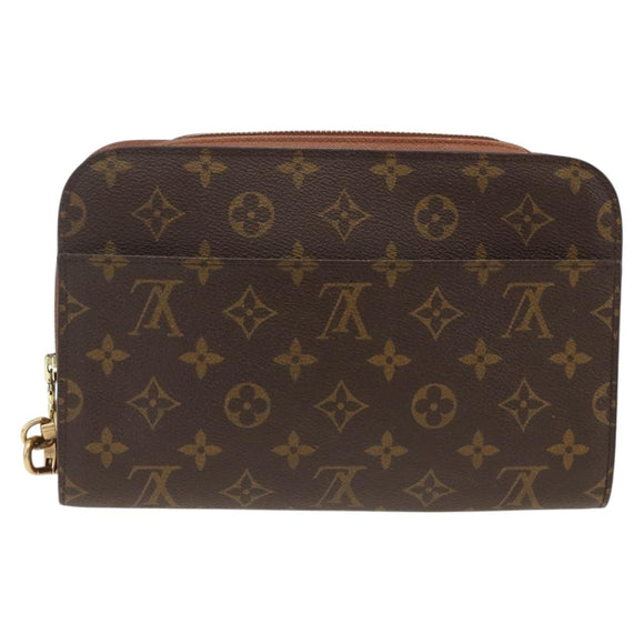 LOUIS VUITTON Monogram Orsay Clutch Bag M51790 LV Auth AMZ348