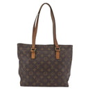 LOUIS VUITTON Monogram Cabas Mezzo Tote Bag M51151 LV Auth AMZ350-2