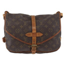 LOUIS VUITTON Monogram Saumur 30 Shoulder Bag M42256 LV Auth AMZ352-13