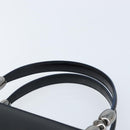 Christian Dior Maris Pearl Hand Bag Leather 2way Black Silver Auth AMZ356-14
