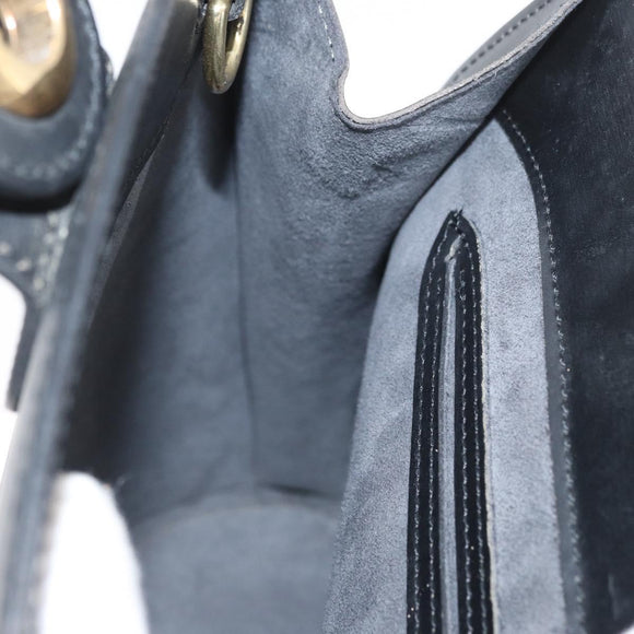 LOUIS VUITTON Epi Cluny Shoulder Bag Black M52252 LV Auth AMZ359