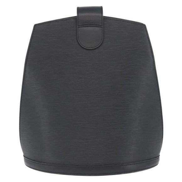 LOUIS VUITTON Epi Cluny Shoulder Bag Black M52252 LV Auth AMZ359