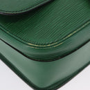 LOUIS VUITTON Epi Cartouchiere MM Shoulder Bag Green M52244 LV Auth AMZ360-10