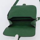 LOUIS VUITTON Epi Cartouchiere MM Shoulder Bag Green M52244 LV Auth AMZ360-18