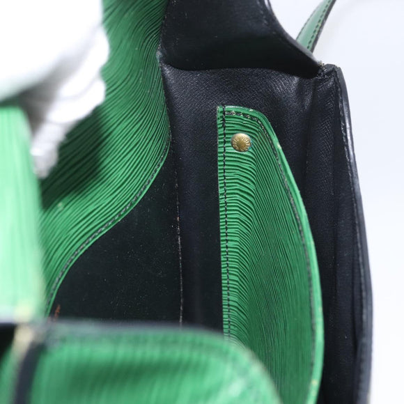 LOUIS VUITTON Epi Cartouchiere MM Shoulder Bag Green M52244 LV Auth AMZ360
