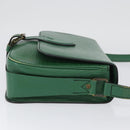 LOUIS VUITTON Epi Cartouchiere MM Shoulder Bag Green M52244 LV Auth AMZ360-4