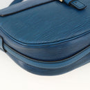 LOUIS VUITTON Epi Jeune Fille MM Shoulder Bag Toledo Blue M52155 LV Auth AMZ361-15