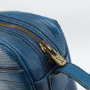 LOUIS VUITTON Epi Jeune Fille MM Shoulder Bag Toledo Blue M52155 LV Auth AMZ361-9