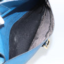 LOUIS VUITTON Epi Jeune Fille MM Shoulder Bag Toledo Blue M52155 LV Auth AMZ361-11