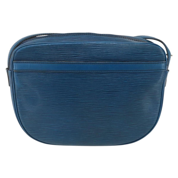 LOUIS VUITTON Epi Jeune Fille MM Shoulder Bag Toledo Blue M52155 LV Auth AMZ361