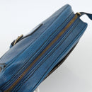 LOUIS VUITTON Epi Jeune Fille MM Shoulder Bag Toledo Blue M52155 LV Auth AMZ361-6