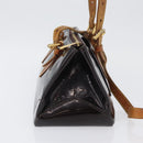 LOUIS VUITTON Monogram Vernis Rosewood Avenue Bag Amarante M93510 Auth AMZ365-4
