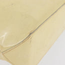 LOUIS VUITTON Monogram Vernis Reade PM Hand Bag Perle M91336 LV Auth AMZ367-17