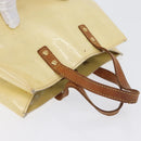 LOUIS VUITTON Monogram Vernis Reade PM Hand Bag Perle M91336 LV Auth AMZ367-7