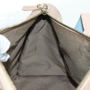 FENDI Zucchino Canvas Hand Bag Pink Gold Auth AMZ369A-23