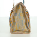 FENDI Zucchino Canvas Hand Bag Pink Gold Auth AMZ369A-4