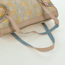 FENDI Zucchino Canvas Hand Bag Pink Gold Auth AMZ369A-7