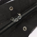 HERMES Her Line PM Hand Bag Canvas Gray Silver Auth AMZ370-15