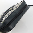 GUCCI GG Supreme Sherry Line Shoulder Bag PVC Navy Gold 24 02 005 Auth AMZ375-6