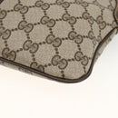 GUCCI GG Supreme Web Sherry Line Bag PVC Beige Gold 904 02 047 Auth AMZ376-10