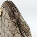 GUCCI GG Supreme Web Sherry Line Bag PVC Beige Gold 904 02 047 Auth AMZ376-14
