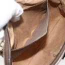 GUCCI GG Supreme Web Sherry Line Bag PVC Beige Gold 904 02 047 Auth AMZ376-20