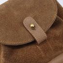 GUCCI Bamboo Backpack Suede Brown Gold 003 1705 0030 Auth AMZ377-20