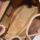 GUCCI Bamboo Backpack Suede Brown Gold 003 1705 0030 Auth AMZ377-11