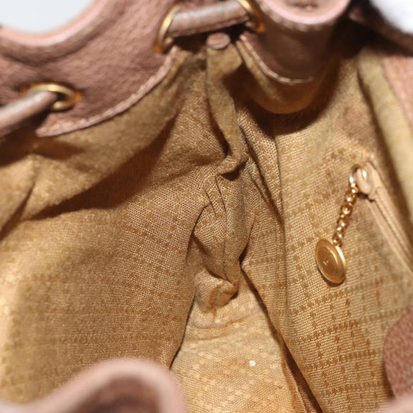 GUCCI Bamboo Backpack Suede Brown Gold 003 1705 0030 Auth AMZ377