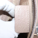 Salvatore Ferragamo Gancini Sofia Hand Bag Leather 2way Pink Silver Auth AMZ379A-11