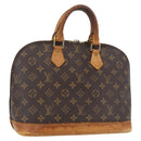 LOUIS VUITTON Monogram Alma Hand Bag M51130 LV Auth AMZ386-1