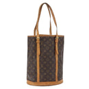 LOUIS VUITTON Monogram Bucket GM Shoulder Bag M42236 LV Auth AMZ387-13