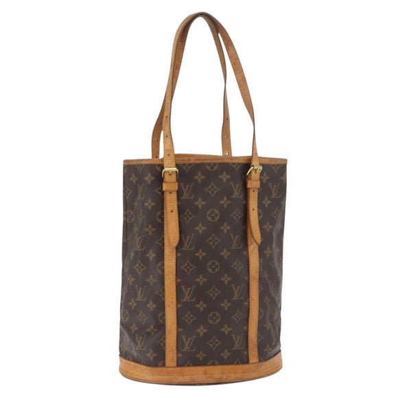 LOUIS VUITTON Monogram Bucket GM Shoulder Bag M42236 LV Auth AMZ387