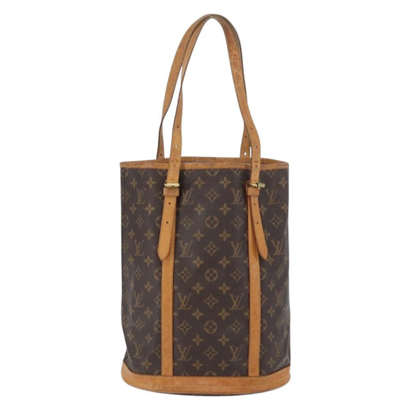 LOUIS VUITTON Monogram Bucket GM Shoulder Bag M42236 LV Auth AMZ387