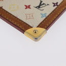 LOUIS VUITTON Monogram Multicolor Pochette Cles Purse White M92655 Auth AMZ391A-14