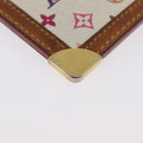 LOUIS VUITTON Monogram Multicolor Pochette Cles Purse White M92655 Auth AMZ391A-15