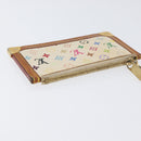 LOUIS VUITTON Monogram Multicolor Pochette Cles Purse White M92655 Auth AMZ391A-5