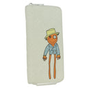 LOUIS VUITTON Taurillon Zippy Wallet Vertical LV Friend M80337 LV Auth AMZ395M-1