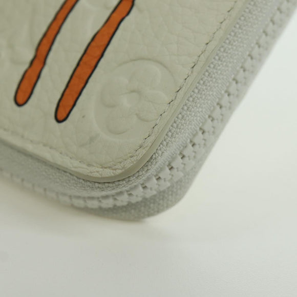 LOUIS VUITTON Taurillon Zippy Wallet Vertical LV Friend M80337 LV Auth AMZ395M
