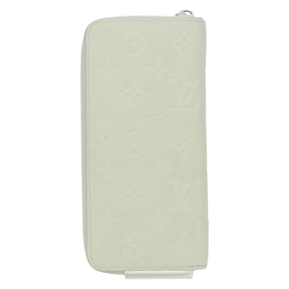 LOUIS VUITTON Taurillon Zippy Wallet Vertical LV Friend M80337 LV Auth AMZ395M