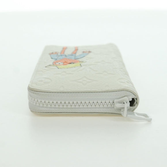 LOUIS VUITTON Taurillon Zippy Wallet Vertical LV Friend M80337 LV Auth AMZ395M