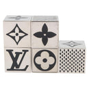 LOUIS VUITTON LV Cube Game metal Silver M99454 LV Auth AMZ397A-2