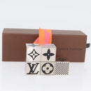 LOUIS VUITTON LV Cube Game metal Silver M99454 LV Auth AMZ397A-6