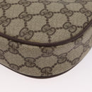 GUCCI GG Supreme Web Sherry Line Shoulder Bag PVC Beige 007 754 6112 Auth AMZ405-15