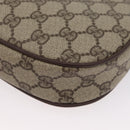GUCCI GG Supreme Web Sherry Line Shoulder Bag PVC Beige 007 754 6112 Auth AMZ405-17