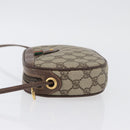 GUCCI GG Supreme Web Sherry Line Shoulder Bag PVC Beige 007 754 6112 Auth AMZ405-4