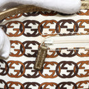 GUCCI GG Canvas Tote Bag Beige Gold 163805 Auth AMZ407A-18