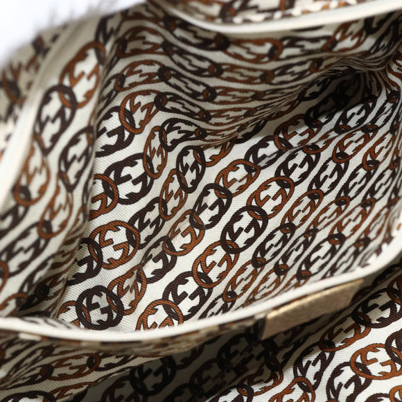 GUCCI GG Canvas Tote Bag Beige Gold 163805 Auth AMZ407A