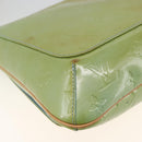 LOUIS VUITTON Monogram Vernis Thompson Street Bag Baby Blue M91009 Auth AMZ415-16